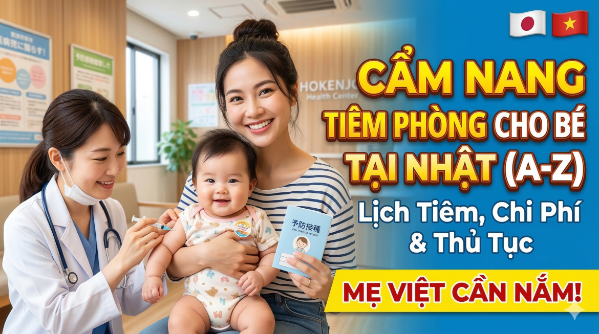Cẩm Nang Tiêm Phòng Cho Bé Tại Nhật (A-Z): Lịch Tiêm, Chi Phí & Thủ Tục Mẹ Việt Cần Nắm