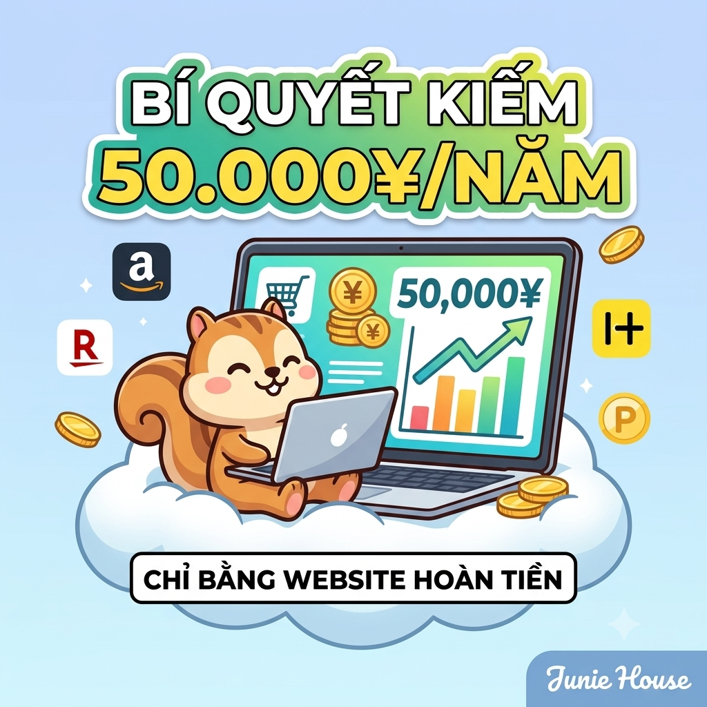 Cách Kiếm 50.000 Yên Năm Chỉ Bằng Website Hoàn Tiền