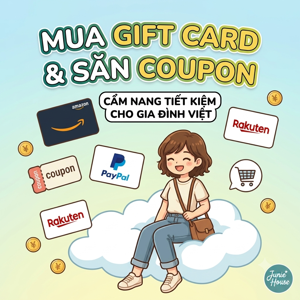 Mua Gift Card Và Săn Coupon Ở Nhật