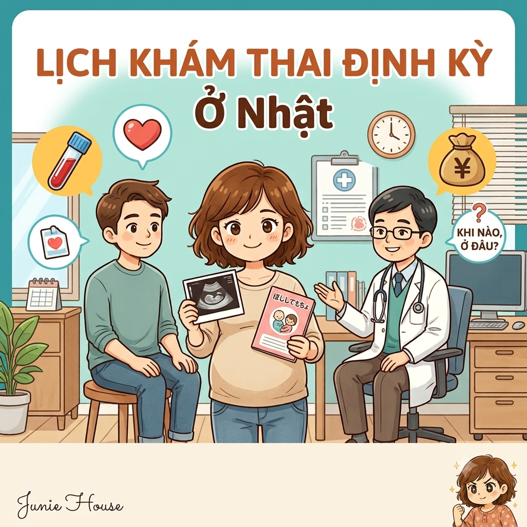 lich kham thai dinh ky o nhat